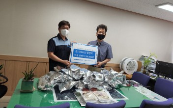 코레일 밀양역 삼계탕 밀키트 전달 이미지